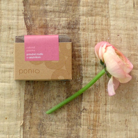 Sugar peony with sea buckthorn - natural soap