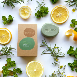 NEBALENÉ Citrón & rozmarín - tuhý kondicionér