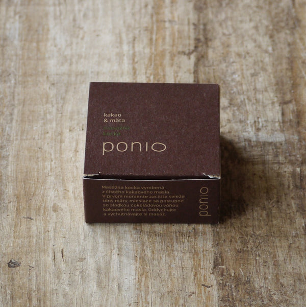 Kakao & mäta - masážna kocka