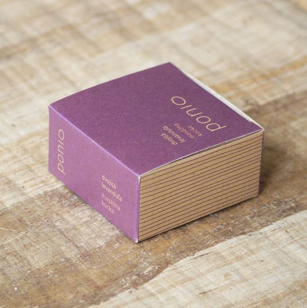 Dvojitá levanduľa - masážna kocka