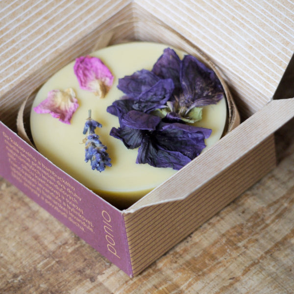 Dvojitá levanduľa - masážna kocka