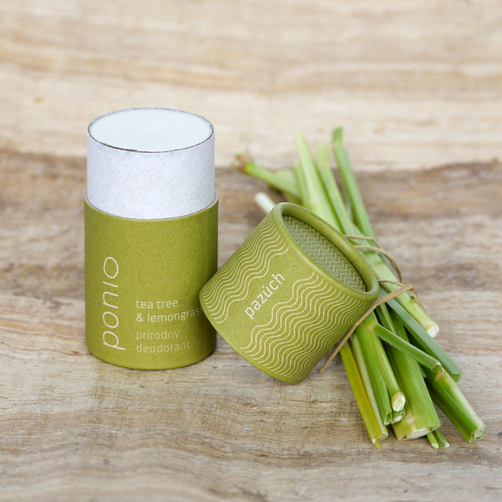 Čajovník a lemongras - prírodný dezodorant, deodorant – Ponio