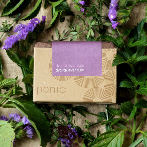 Dvojitá levanduľa bez kvetov - prírodné mydlo